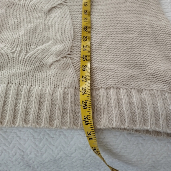 Aerie Oversized Happy Place Cable Sweater Sz 2xl - Picture 9 of 9